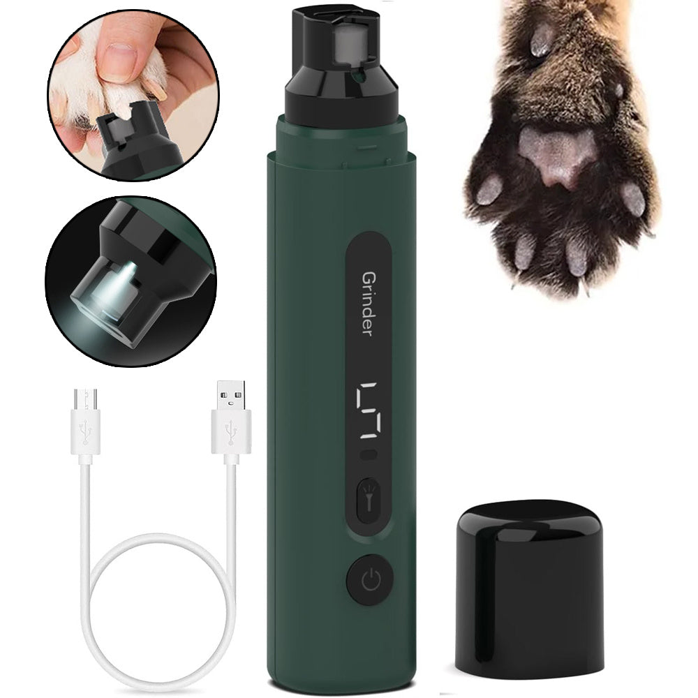 Dog Nail Grinder Electric Pet Nail Trimmers Rechargeable - Skye Pets