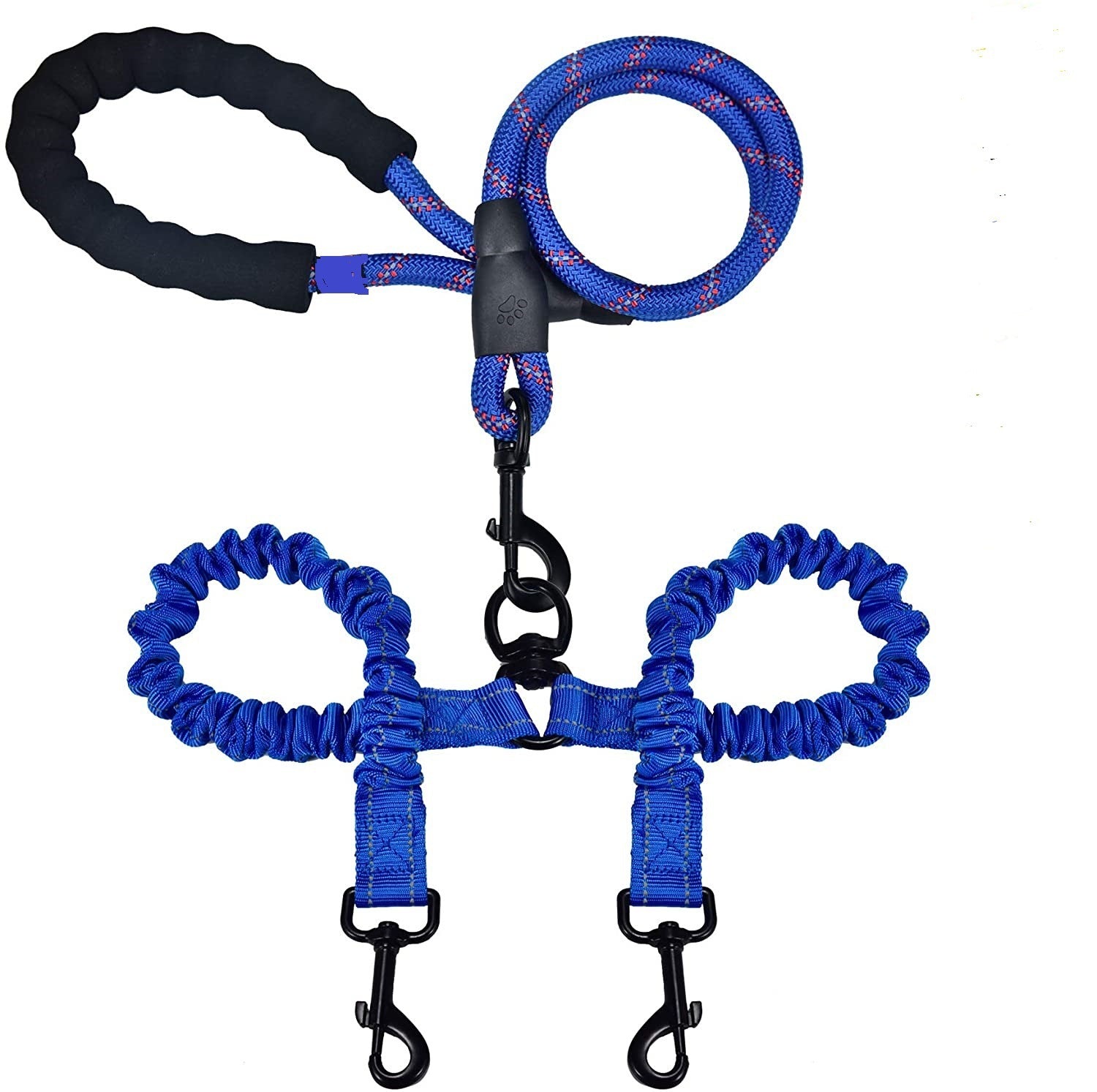 Explosion-proof Double-headed Pet Leash with Luminous - Skye Pets