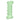 Light green TPR rubber dog bone chew toy with raised nubs and grooves