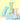 Three textured bone dog chew toys in light blue, green and pink