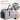 Dog car seat double fixation with headrest strap and seat-belt anchoring for stability