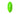 Green oval rubber dental chew toy with textured teeth-cleaning surface