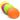 Soft rubber dog flying disc in five bright colours stacked together
