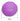 Purple large dog flying disc with 18 cm diameter size guide