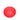 Red soft rubber dog flying disc frisbee