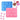 Blue and pink dog paw and bone silicone moulds with colourful demoulded treats