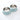 Blue double dog and cat bowl with food and water stations