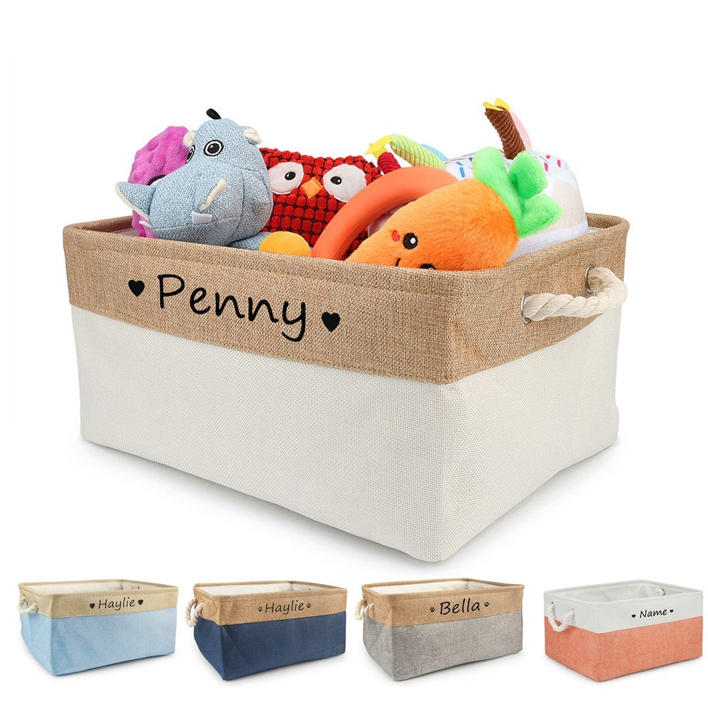 Personalized Pet Toy Storage Basket - Skye Pets