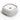 White floating no-spill pet water bowl, top view of the floating disc