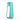 Lake blue folding dog travel water bottle shown closed from the side