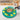 Green dog puzzle slow feeder with central kibble bowl and turning base