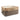 Brown two-tone personalised pet storage basket with cotton rope handles