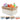 Personalised pet toy storage basket filled with dog toys, name on tan band, with colour options