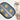 Electrostatic-weave side of grooming glove gathering loose cat hair