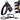 Colorful aztec-pattern padded step-in dog harness with matching reflective leash and back D-ring
