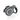 Grey retractable dog leash with round rope, snap-hook clip and contoured grip handle