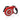 Red retractable dog leash showing the top one-touch brake button and ergonomic handle