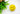 Yellow mint feeding ball beside green foliage