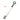 White three-sided dog toothbrush for daily tartar removal and fresh breath