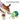Brown bear and green character treat-dispensing wobble toys with a dog and scattered kibble